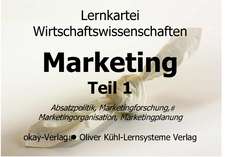 Pocket-Lernkartei Grundlagen Marketing 1. Marketinggrundlagen, Marketingforschung, Marketingplanung, Marketingorganisation