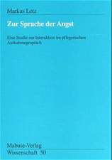 Zur Sprache der Angst