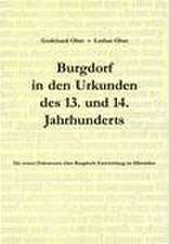 Burgdorf in den Urkunden des 13. und 14. Jahrhunderts