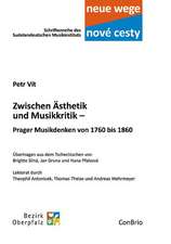 Zwischen Ästhetik und Musikkritik  Prager Musikdenken von 1760 bis 1860