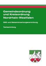 Gemeindeordnung und Kreisordnung Nordrhein-Westfalen