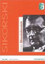 Dmitri Shostakovich Catalog of Works: 2nd Edition