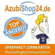 AzubiShop24.de Spar-Paket Lernkarten Kaufmann / Kauffrau für Marketingkommunikation