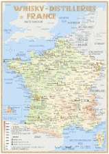 Whisky Distilleries France and BeNeLux - Tasting Map