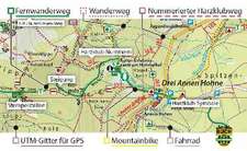 Der Oberharz Wander- und Fahrradkarte 1 : 30 000