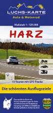 Luchskarte Harz Auto & Motorrad 1 : 125 000