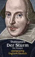 Der Sturm. Shakespeare. Zweisprachig: Englisch-Deutsch / The Tempest