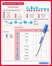 Geometrische Körper - Grundwissen - wiederbeschreibbare Lerntafel mit Stift