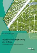 Psychische Beanspruchung Der Torleute: Verarbeitungsstrategien in Wettkampfsituationen