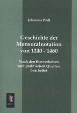 Geschichte der Mensuralnotation von 1240 - 1460