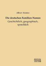 Die deutschen Familien-Namen