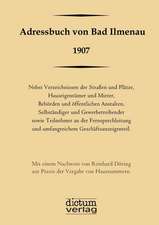 Adressbuch von Bad Ilmenau 1907