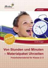 Von Stunden und Minuten - Materialpaket Uhrzeiten (Set)