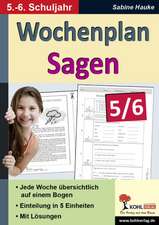 Wochenplan Sagen 5/6