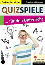 Quizspiele für den Unterricht