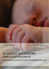 Klassische und moderne Bindungsforschung. Psychosoziale Grundlagen für die Persönlichkeitsentwicklung