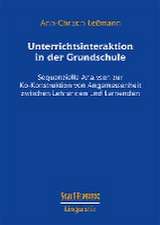 Unterrichtsinteraktion in der Grundschule