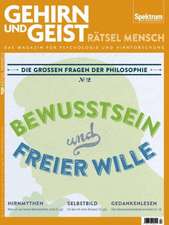 Bewusstsein und freier Wille