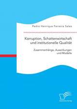 Korruption, Schattenwirtschaft Und Institutionelle Qualitat: Zusammenhange, Auswirkungen Und Modelle