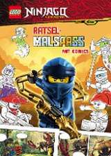 LEGO® NINJAGO® - Rätselmalspaß mit Comics