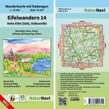 Eifelwandern 14 - Hohe Eifel (Süd), Vulkaneifel 1 : 25 000