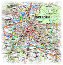 Dresden Stadtplan 1:16 000