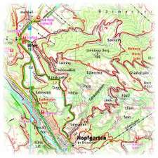 Kaisergebirge, Kufstein - St. Johann i.T., Hopfgarten - Kitzbühel Wander- und Radkarte 1 : 35 000