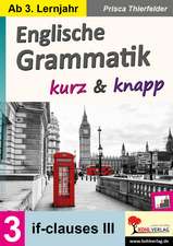 Englische Grammatik kurz & knapp / Band 3