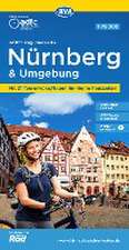 ADFC-Regionalkarte Nürnberg & Umgebung, 1:75.000, mit Tagestourenvorschlägen, reiß- und wetterfest, E-Bike-geeignet, GPS-Tracks Download