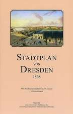 Stadtplan von Dresden 1868