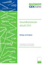 Gesundheitswesen aktuell 2013