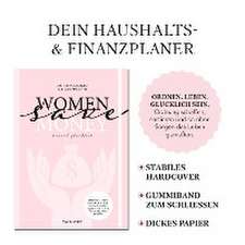 Women save Money | Haushalts- und Finanzplaner für Frauen inkl. Spar-Tipps und Spar Challenge für Einnahmen und Ausgaben | Rosa Budgetplaner für 1 Jahr