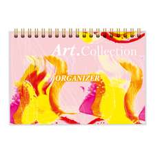 Tischkalender 2024/2025 Der ideale Tisch-Organizer ohne Datum mit stabilem Hardcover und Spiralbindung aus der Art.Collection von Stay Inspired