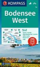 KOMPASS Wanderkarte 1a Bodensee West 1:50.000