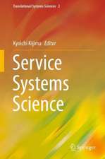 Service Systems Science