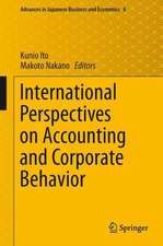 International Perspectives on Accounting and Corporate Behavior