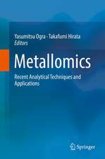 Metallomics: Recent Analytical Techniques and Applications