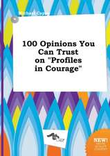 100 Opinions You Can Trust on Profiles in Courage