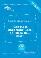 Need to Know Basis: The Most Important Info on Base Ball Bear