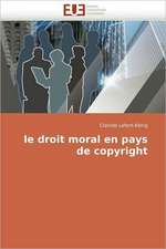 le droit moral en pays de copyright