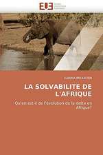 La Solvabilite de L''Afrique