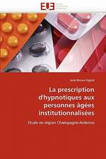 La prescription d'hypnotiques aux personnes âgées institutionnalisées