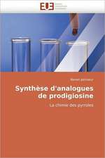 Synthese D''Analogues de Prodigiosine: La Douleur Sur Le Ruban de Moebius Du Moi