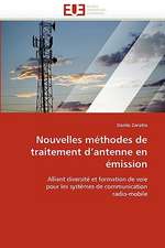 Nouvelles Methodes de Traitement D''Antenne En Emission