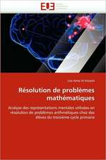 Résolution de problèmes mathématiques
