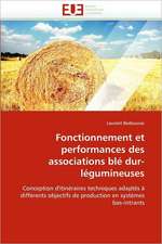 Fonctionnement Et Performances Des Associations Ble Dur-Legumineuses: Etat Des Lieux Et Defis