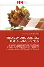 Financements Externes Privees Dans Les Peco