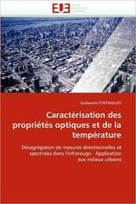 Caracterisation Des Proprietes Optiques Et de La Temperature