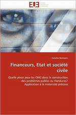 Financeurs, Etat Et Societe Civile