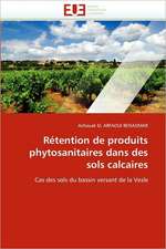 Retention de Produits Phytosanitaires Dans Des Sols Calcaires: Etude Asymptotique Et Simulation